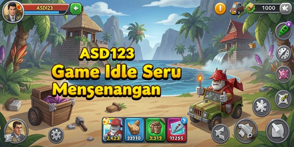 Tampilan gameplay menarik dari ASD123 yang menggambarkan keseruan Idle.