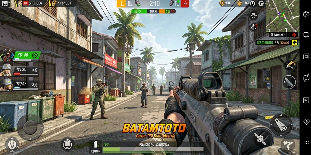 Gameplay menegangkan BATAMTOTO saat pertempuran berlangsung.
