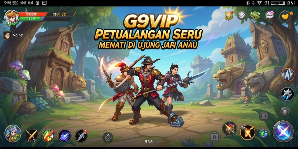 Tampilan menarik dan gameplay seru di G9VIP.