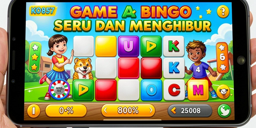 Screenshot gameplay KO857 yang menampilkan keseruan permainan Bingo.