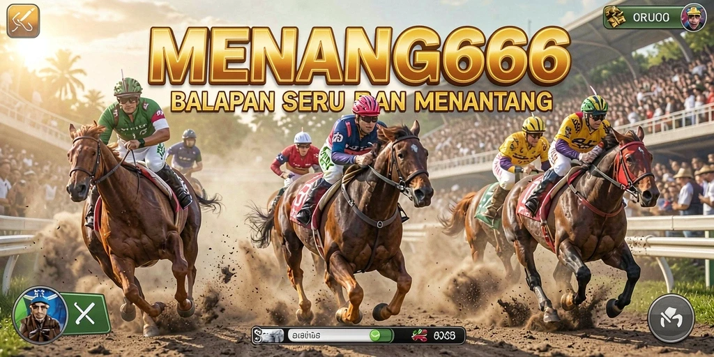 Tampilan gameplay Racing MENANG666 yang mendebarkan.