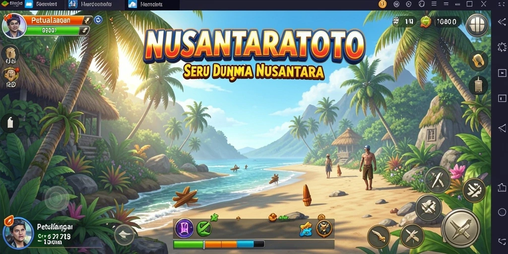 Screenshot gameplay menampilkan aksi seru dalam NUSANTARATOTO.
