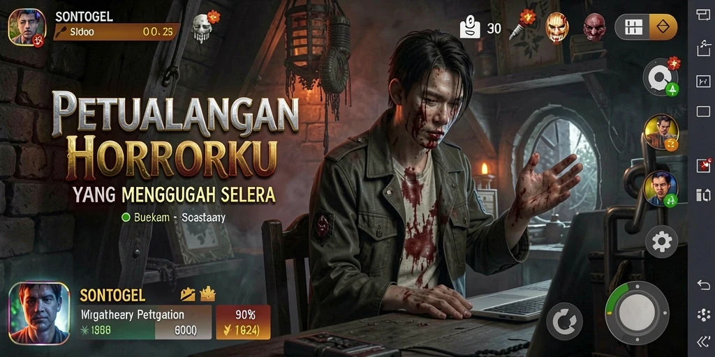 Tangkapan layar utama dari gameplay menegangkan di SONTOGEL.