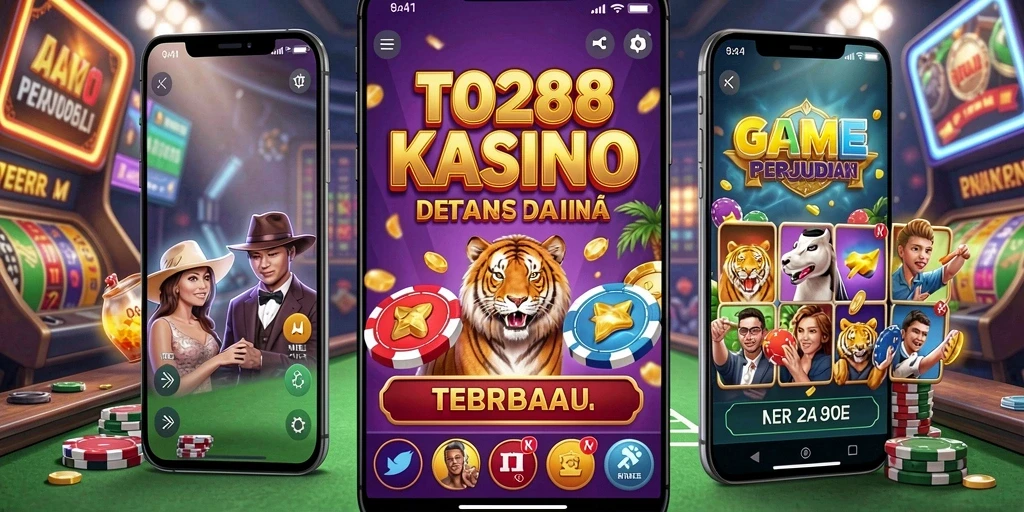 Screenshot utama TO288 menampilkan gameplay Kasino yang mengasyikkan.