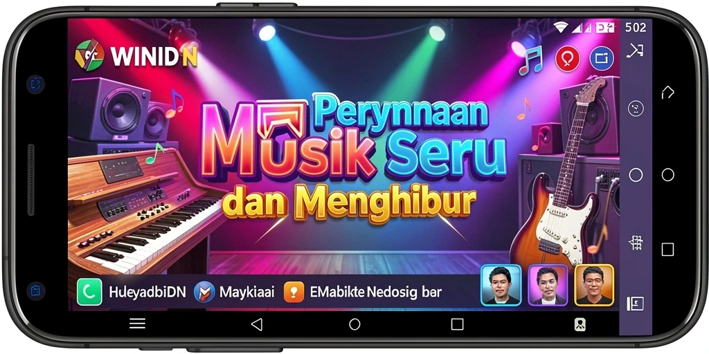 Tampilan gameplay WINIDN yang menakjubkan dan interaktif.